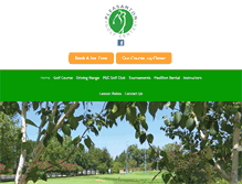 Tablet Screenshot of pleasantongolfcenter.com